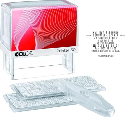 Produktbild von COLOP Textstempelautomat "D I Y Sets" Printer 50/2 Set