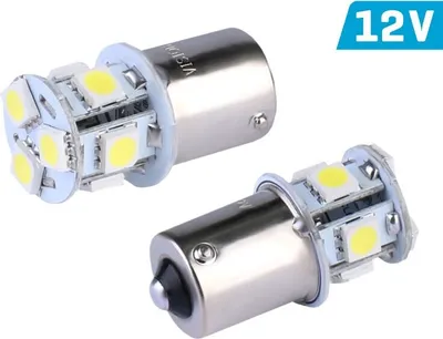 Zdjęcie produktu dla Żarówka VISION P21W BA15s 12V 8x 5050 SMD LED, biała, 2 szt.