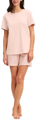 Produktbild von CALIDA Easter Nights Kurz-Pyjama Damen Pearl Blush 44-46