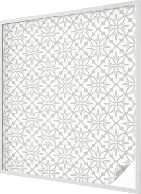 Produktbild von Buntglas Fensterfolie – 116x100 cm – Stained-Glass Design – blickdichte dekorative Sichtschutzfolie – selbstklebend, UV-Schutz – Blumenrosetten