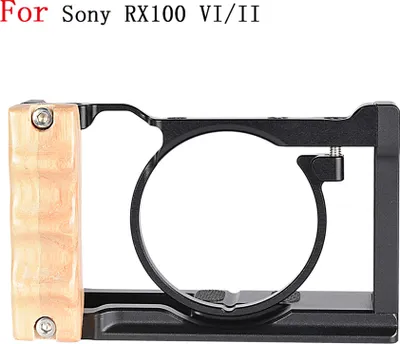 Produktbild von Schwarz Kamera Käfig Schutzhülle Aluminiumlegierung für Sony RX100VII 7 Zubehör schwarz