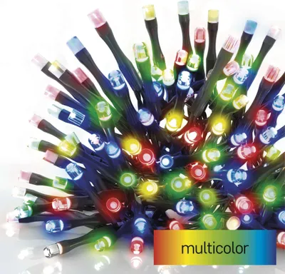 Standard LED Verbindungskette, 10 m, Außen/Innen, multicolor