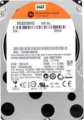 Produktbild von Western Digital WD3001BKHG 300GB SAS 2,5"