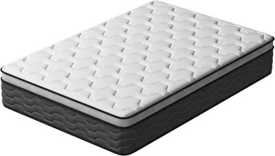 Produktbild von DEWINNER Matratze, 120 x 190 cm, Taschenfederkernmatratze und Memory-Schaum, ergonomisch, atmungsaktiv, ultraweicher Komfort, Dicke 30CM