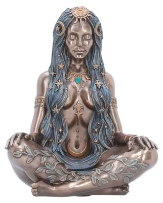Himmlische Göttin Kunstfigur, Bronze, 17 cm
