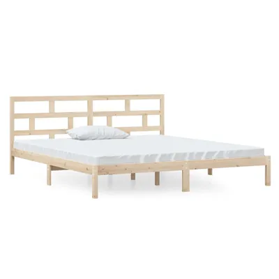 Produktbild von vidaXL Massivholzbett Kiefer 140x190 cm