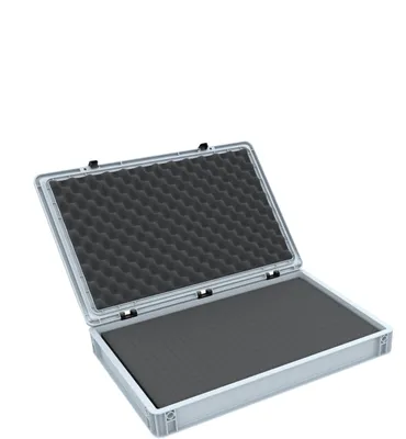 Produktbild von Eurobox 600x400x90mm mit Rasterschaum und Scharnierdeckel