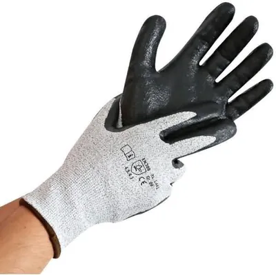 Produktbild von Schnittschutz-Handschuh Cut Safe XL/10 grau-schwarz VE=12 Paar