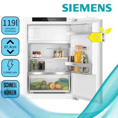 Obrázek produktu pro Siemens KI22LADD1, 119 l, 35 dB, D, Bílá