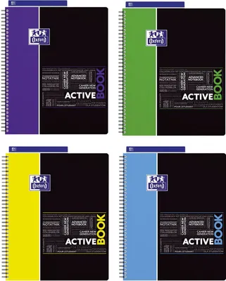 Obrázok produktu pre Oxford 400019520 Študijný blok "ACTIVEBOOK" A4+ šachovnicový