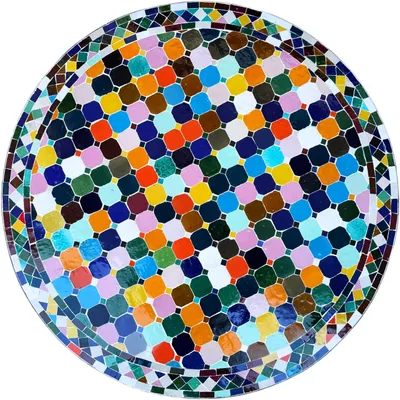 Obrázek produktu pro Marocká mozaiková deska, Marrakéš, barevná, moderní, keramika, 100 cm