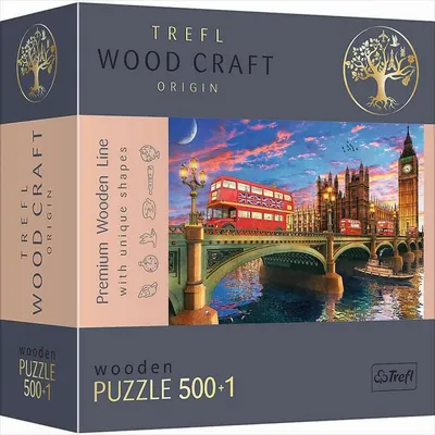 Image de Puzzle en bois Trefl (500+1 pièces) - Westminster, Londres 20155