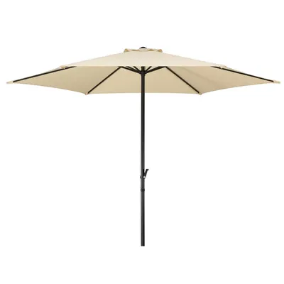 Produktbild von Sonnenschirm Bergamo 300/6 rund, Ø ca. 300 cm, Farbe:natur