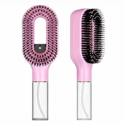 Produktbild von 2-in-1 Sprühkamm mit Wasserfunktion, zum Entwirren und Stylen von nassem und trockenem Haar, geeignet für Locken, Wellen oder trockenes Haar,