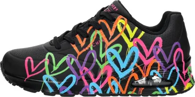 Produktbild von Skechers Jgoldcrown: Uno - Highlight Love  Sneakers Laag - Zwart - Maat 39