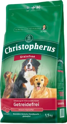 Produktbild von Christopherus Getreidefrei Hirsch&Kartoffel 4kg