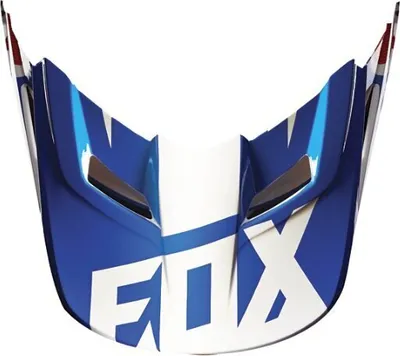 Image de Casque Fox Mx16 V1 avec visière Race [Bleu]