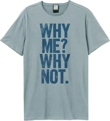 Produktbild von Amplified - "Why Me" T-Shirt für Herren/Damen Uni GD644 (XXL) (seltsames Blau)