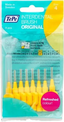 Obrázok produktu pre Medzizubné kefky Normal 0,7 mm žlté 8 ks
