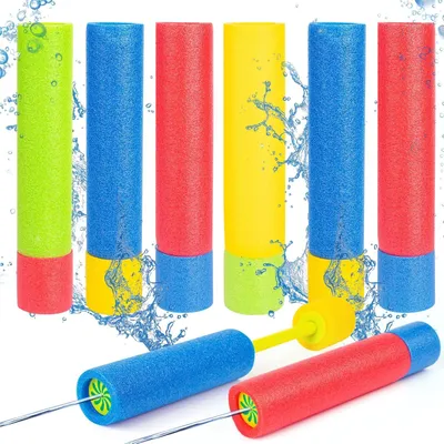 Obrázok produktu pre Sada vodných pištolí 6 ks, pena, ľahké, bezpečné pre deti