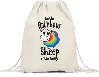 Produktbild von I'm the Rainbow Sheep Tasse LGBT Gay Regenbogen LGBTQ Pride Queer Homouell CSD Pride Week Turnbeutel Gymsack