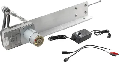 Image de Actionneur linéaire cyclique, tension 24 V, course 150 mm, vitesse 120 tr/min, force de poussée 2-10 kg, installation horizontale