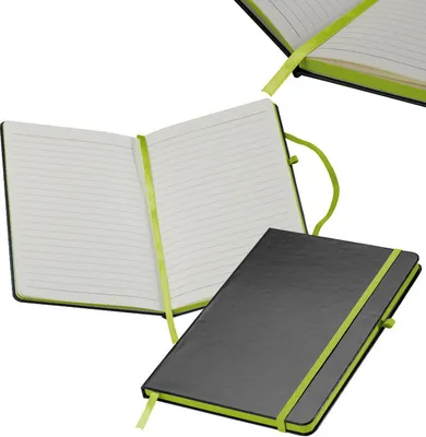 Produktbild von Notizbuch / DIN A5 / 160 S. / liniert / PolyurethanHardcover / Farbe: apfelgrün