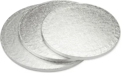 Produktbild von Cake Board rund silber 45,7 cm x 1,2 cm XL Tortenplatte von Cake Masters