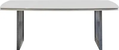 Produktbild von Weißer Küchentisch Designer Esstisch Rechteckiger Tisch Luxus Edle Möbel