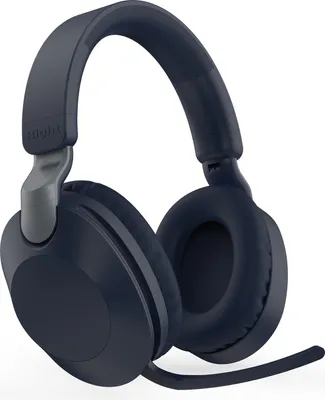 Produktbild von Kabelloses Bluetooth-Headset,BT 5.3 mit faltbarer Headset-Unterstützung, AUX IN, einziehbarer Kopfbügel, faltbare Aufbewahrung, weiche, atmungsaktive Ohrenschützer, Marineblau