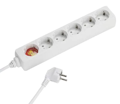 Image de Multiprise avec 6 ports Schuko