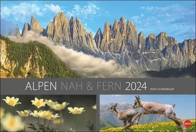 Produktbild von Alpen nah und fern Edition Kalender 2024