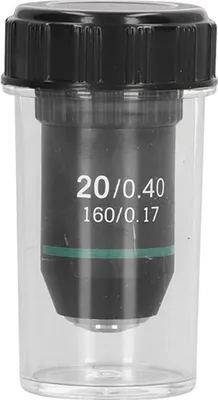 Zdjęcie produktu dla Obiektyw achromatyczny, obiektyw mikroskopu achromatycznego, obiektyw 20x, obiektyw mikroskopu, obiektyw mikroskopu, obiektyw mikroskopu