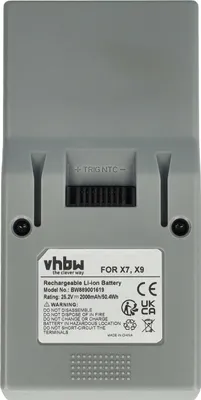 Produktbild von vhbw Akku kompatibel mit Genius Invictus X9, X7 Staubsauger (2000 mAh, 25,2 V, Li-Ion)