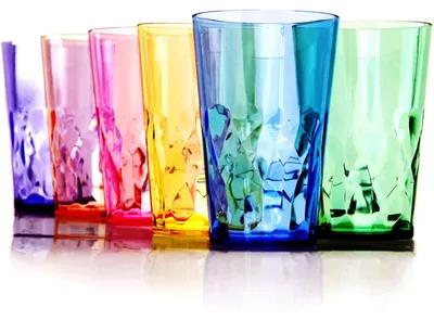 Image de Verres à boire en Tritan incassables - Lot de 6, 566 ml, sans BPA, disponibles en différentes couleurs
