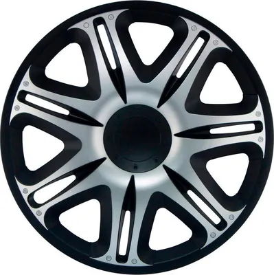 Produktbild von 16" Zoll Radkappen Schwarz/Silber Silber Schwarz Radzierblenden Radblenden J16558 J-TEC