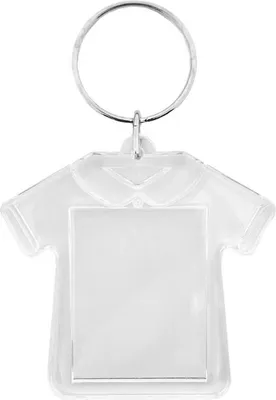 Produktbild von CombiCraft Foto Schlüsselanhänger T-Shirt, 40x45mm - 10 Stück
