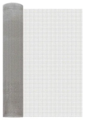 Obrázok produktu pre vidaXL Sieťovina 60 x 200 cm, 6-vrstvová, nerezová oceľ 201, strieborná