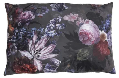 Produktbild von Clayre & Eef Dekokissen 60x40 cm Grün Synthetisch Blumen