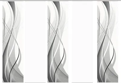 Produktbild von Schiebegardine 5er-Set Wuxi grau 60x245 cm