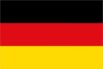 Produktbild von Wallario Poster - Deutsche Flagge, Kunstdruck Größe: 61 x 91,50 cm