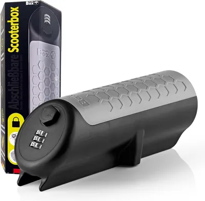 Produktbild von BeeMyBox® 2.0 Scooterbox abschließbar | Integriertes Zahlenschloss | E-Roller Tasche Abschließbar | Germany | bekannt aus Die Höhle Der Löwen