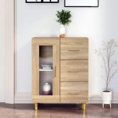 Obrázek produktu pro vidaXL Příborník Sonoma Dub 69,5x34x90 cm výrobek ze dřeva