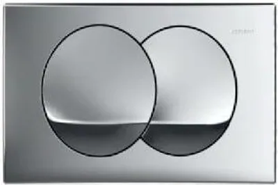 Image de Geberit Delta -de chasse d'eau, chrome brillant, référence : 115.100.21.5