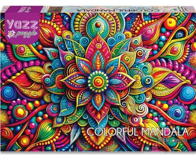Obrázok produktu pre Hádanka YAZZ "Farebná mandala", 1000 dielikov