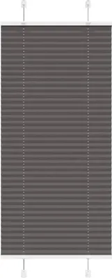 Zdjęcie produktu dla Roleta plisowana czarna 55x150 cm Szerokość tkaniny 54,4cm