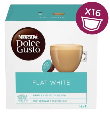 Image de Nescafe Dolce Gusto Flat White 16 capsules
