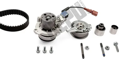 Produktbild von HEPU PK06690 Zahnriemensatz + Wasserpumpe für VW Golf VII Schrägheck (5G1, BQ1, BE1, BE2) Passat Variant (3G5, CB5) für AUDI A4 Avant (8K5, B8)