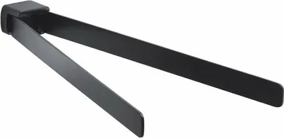 Produktbild von Doppelhandtuchhalter, drehbar schwarz matt PIRENEI