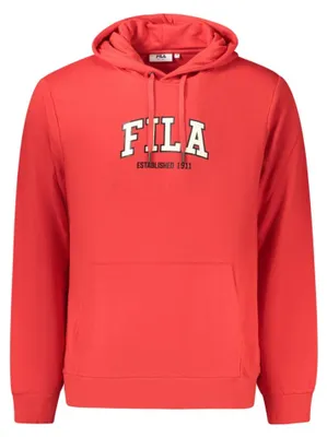 Produktbild von Stylischer roter Herren-Hoodie aus Baumwolle - Regular Fit